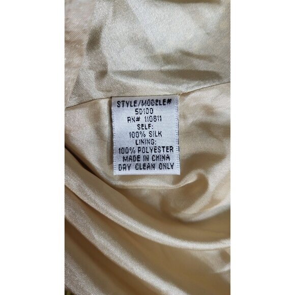 Anthropologie Baraschi Womens Floral Silk Wrap Dress Size Medium - Picture 7 of 7